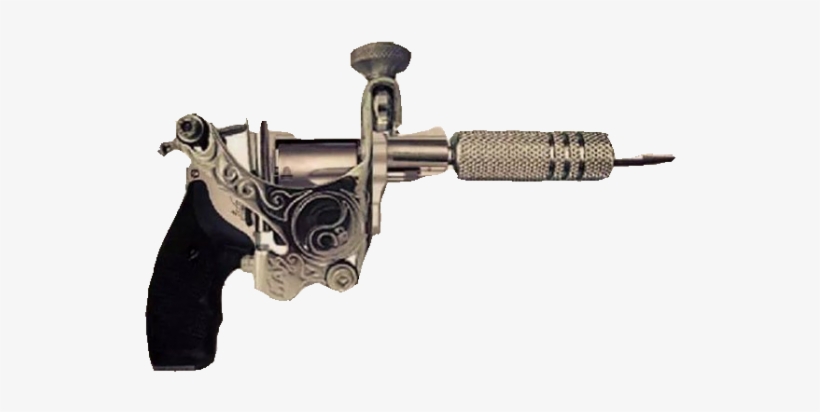 #пистолет #татумашинка #тату #татуировки #tattoo #tattoos - Tattoo Gun Tattoo, transparent png