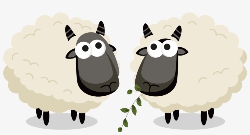 Sheep Al Adha Mubarak Fitr Hand Painted - Eid Al Adha Sheep Png, transparent png