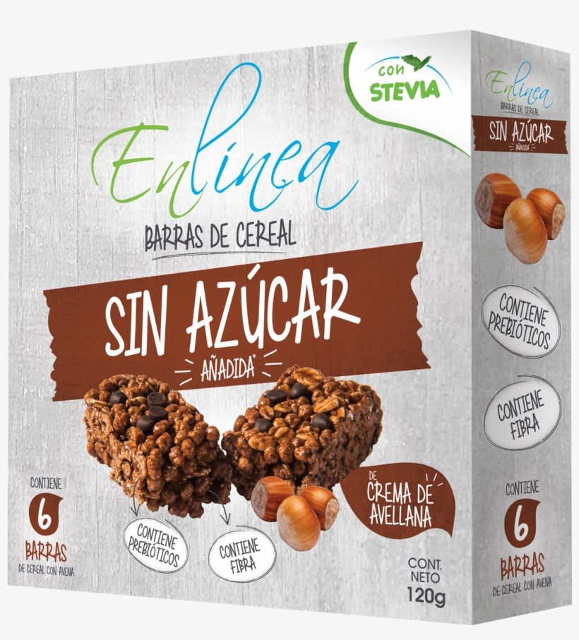 Barra De Cereal En Línea Crema Avellana, 120 G - Cashew, transparent png