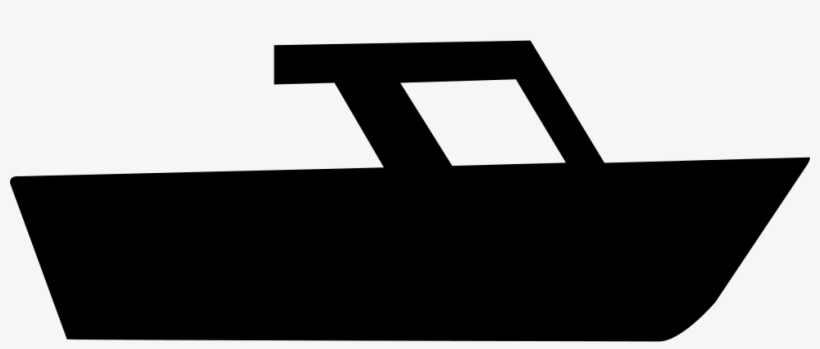 Speed Boat Side View Silhouette Comments - Power Boat Silhouette Png, transparent png