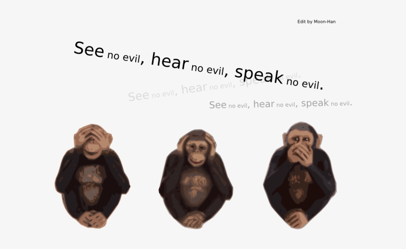 See No Evil Hear No Evil Speak No Evil Svg Clip Arts, transparent png