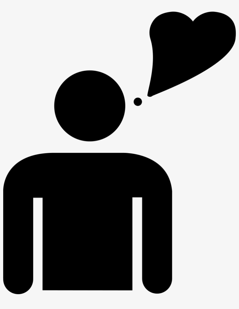 Man Thinking About Love Comments - Pensando En Amor Png, transparent png