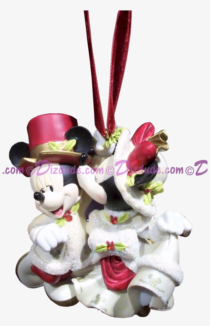 Disney Mickey Mouse And Minnie Mouse Hanging Ornament - Christmas Ornament, transparent png