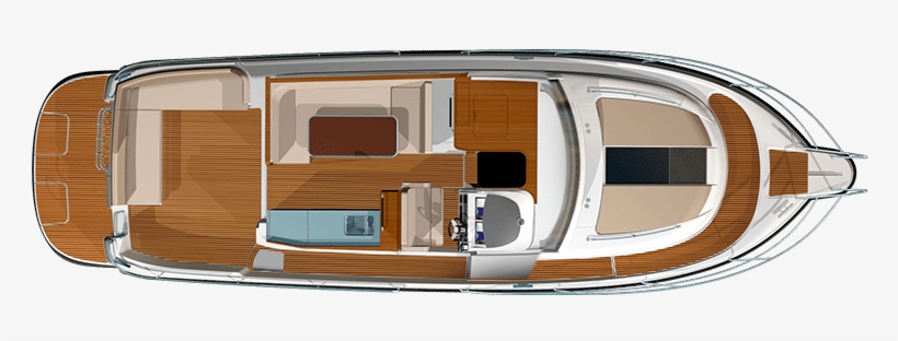 Speed Boat Top View Png - Nimbus 405 Flybridge, transparent png