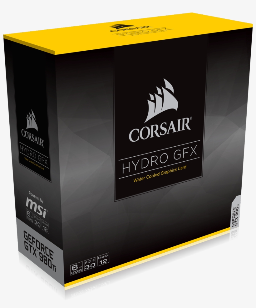 Msi Hydro Gfx Front - Corsair Gtx 1080 Ti, transparent png