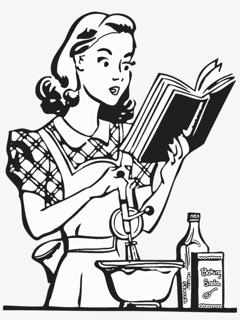 3drose 1940s Lady Baking, Wall Clock, 15 Clipart Cooking - Red Sox Opening Day Meme, transparent png