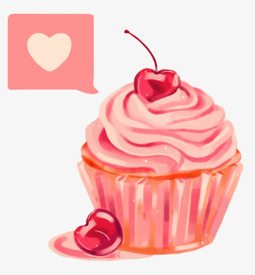 Cupcake Png, Heart Cupcakes, Pink Cupcakes, Baked Food, - Cupcake Png, transparent png