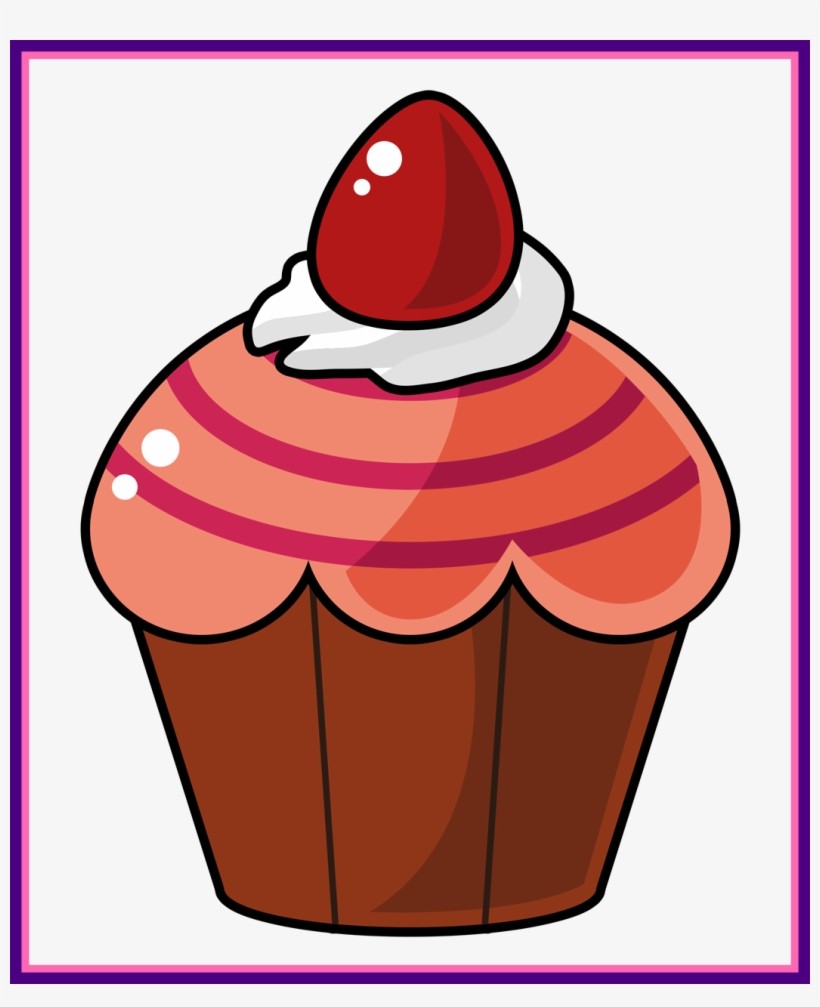 Baking Clipart - Cupcake Cartoon Clipart Png, transparent png