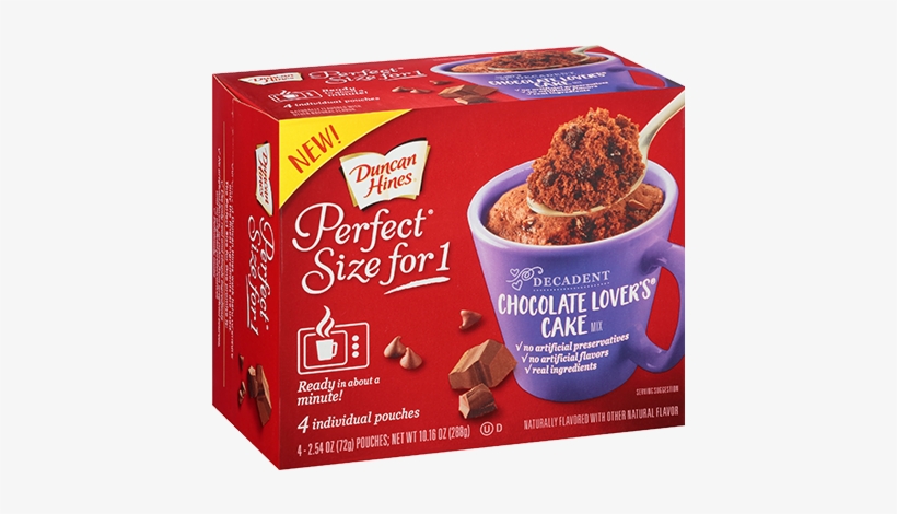 Chocolate Lover's Cake - Duncan Hines Red Velvet Mug Cake, transparent png