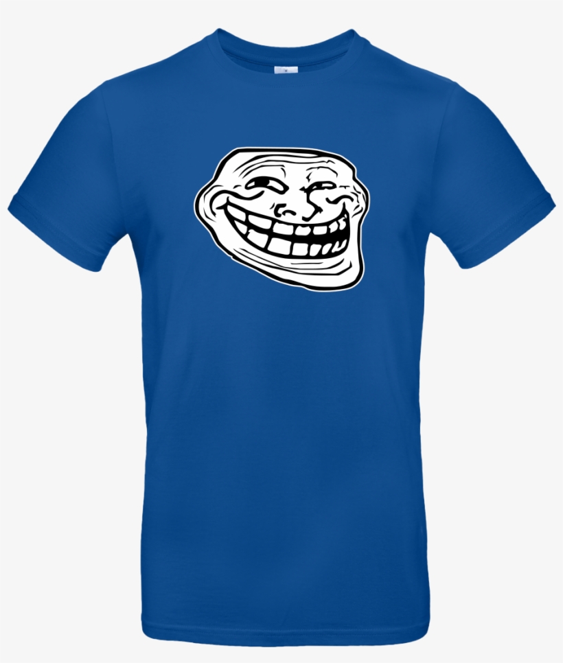 Trollface T-shirt B&c Exact, transparent png