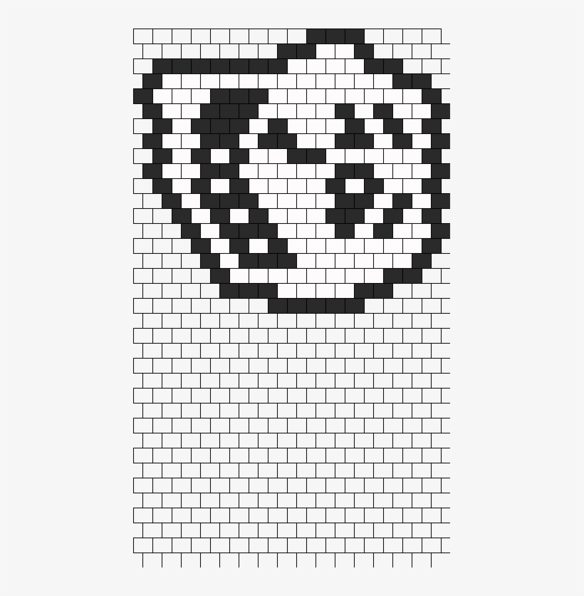 Trollface Bead Pattern - Brickwork, transparent png