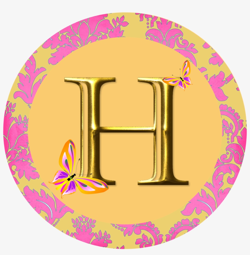 Letter H For The Happy Holidays Banner That I Made - Circle, transparent png