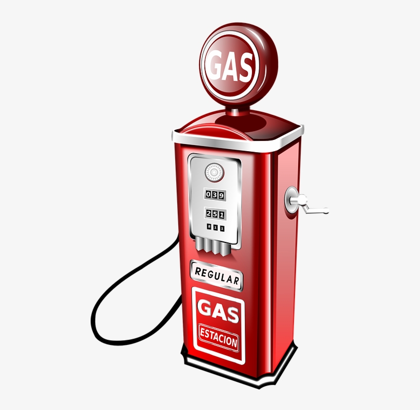 How To Set Use Old Fashioned Gas Pump Clipart, transparent png