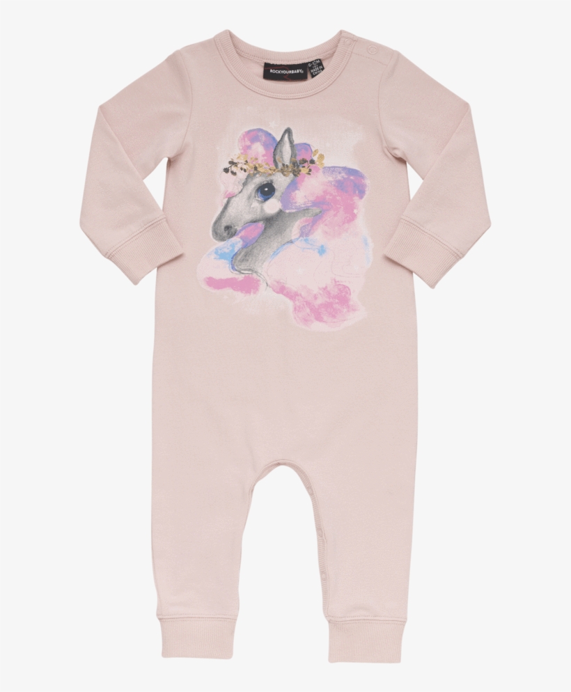 Watercolor Rainbow Unicorn Romper - Tiger, transparent png