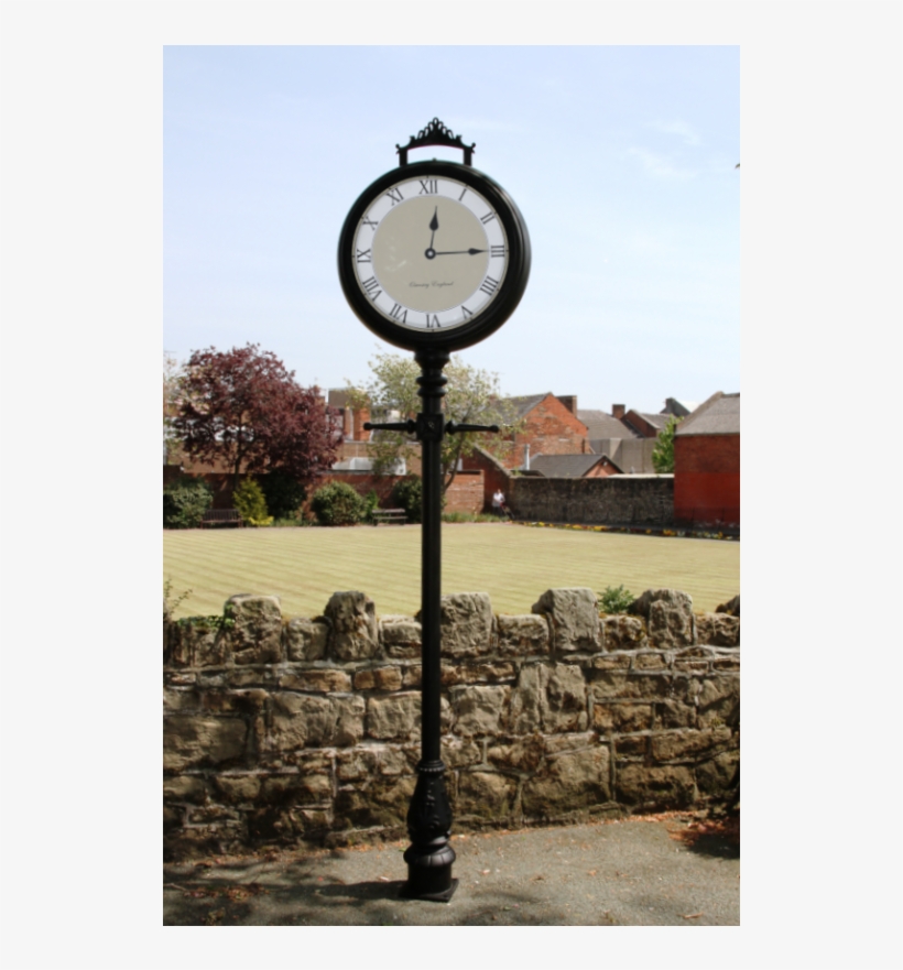 Bespoke Lamp Post Clock In Front Of Field Lamp Post Clock 800x800