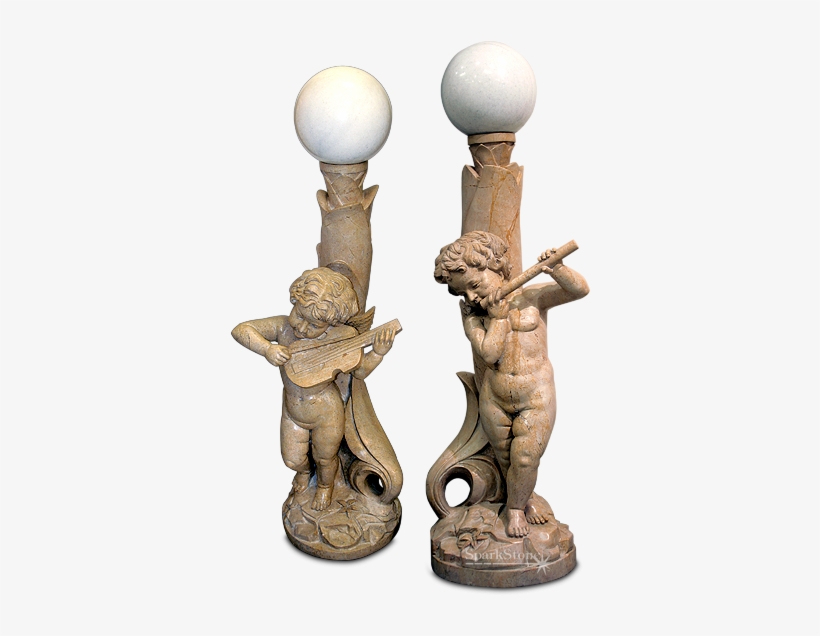 Italian Lamp Post Furniture Sculpture Image - Sculpture, transparent png