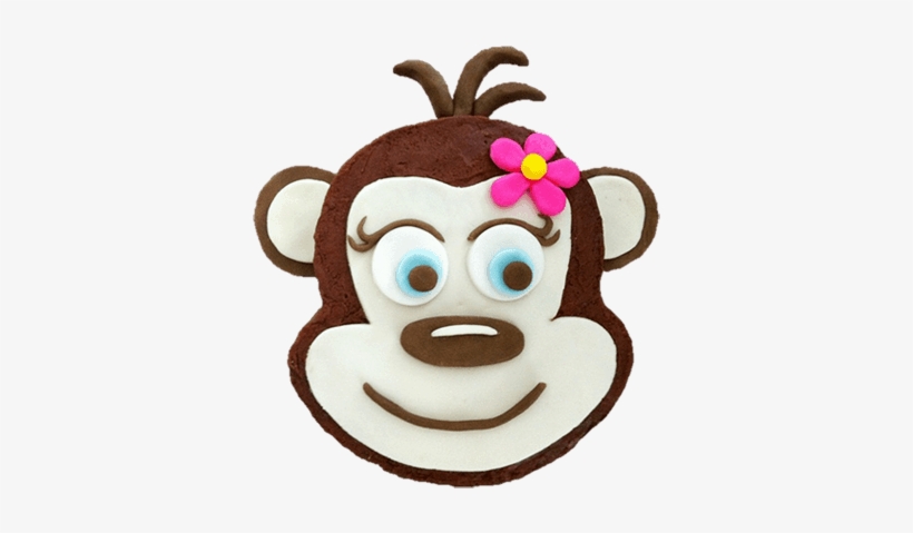 Cute Monkey Babe Wo - Cake, transparent png