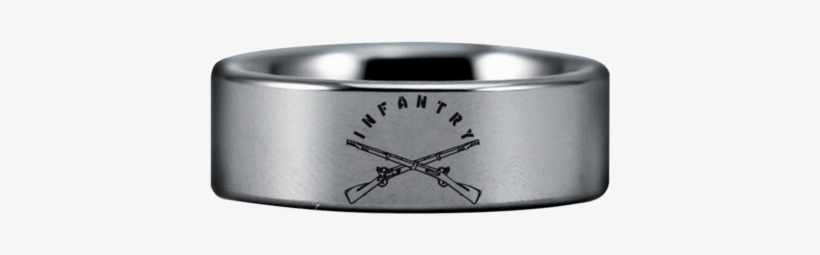 Infantry Army Silver 1 Large - Titanium Ring, transparent png