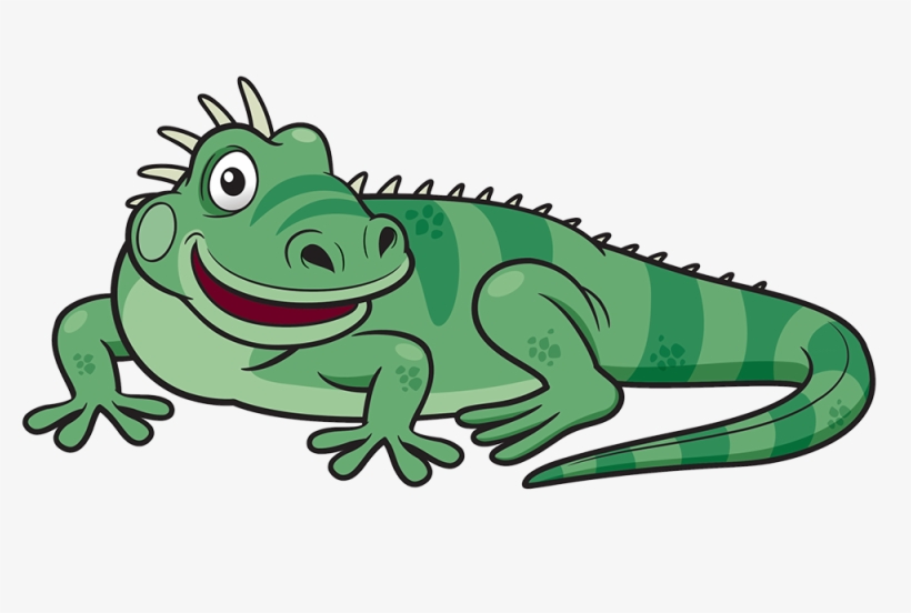 Iguana Mascota De Animaluno - Dessin Iguane Couleur, transparent png