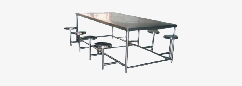 Steel Dining Table - Steel Furniture Dining Table Png, transparent png