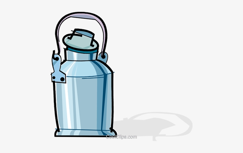 Milk Jug Royalty Free Vector Clip Art Illustration - Milchkanne Clipart, transparent png