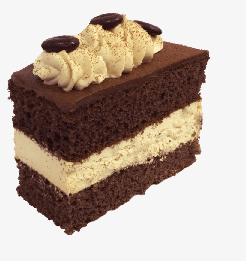 Mocca Cake Slice Png, transparent png
