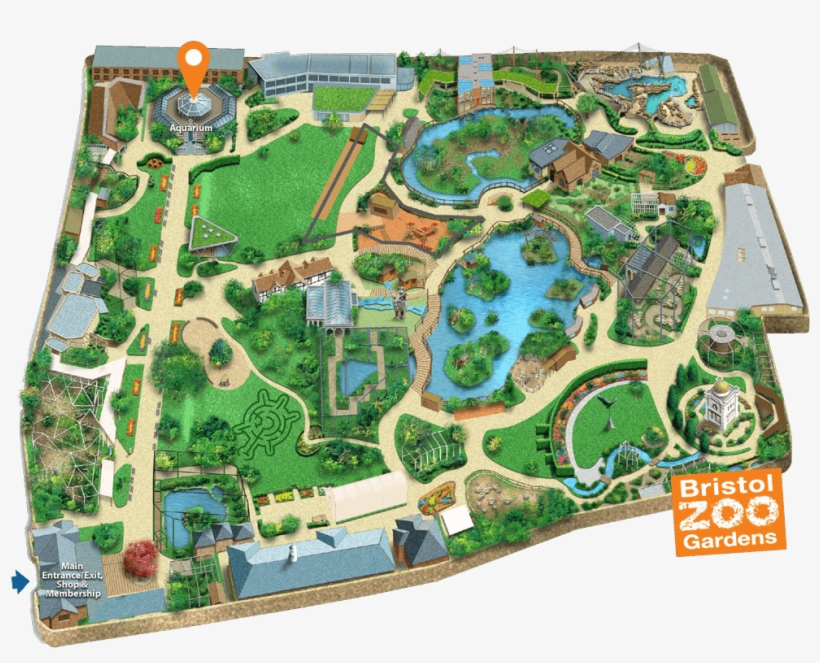Bristol Zoo Map 2018, transparent png