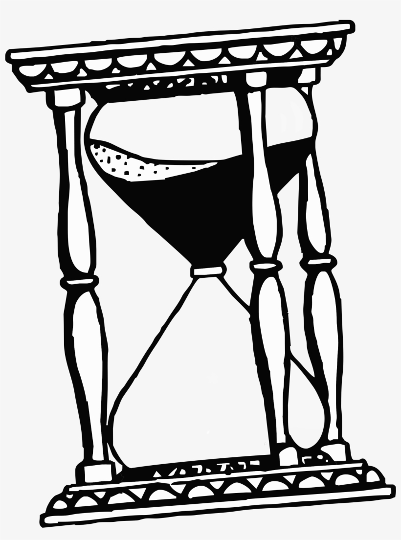 Vector Free Library File Full Svg Wikimedia Commons - Hourglass Drawing Png, transparent png
