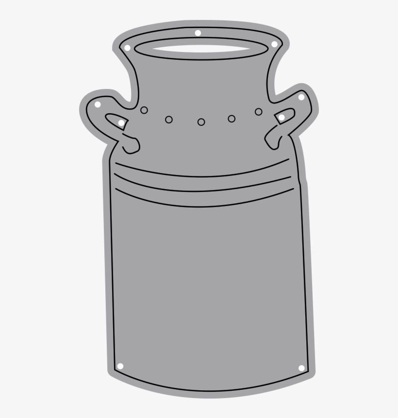 Vintage Tin Milk Can - Album, transparent png