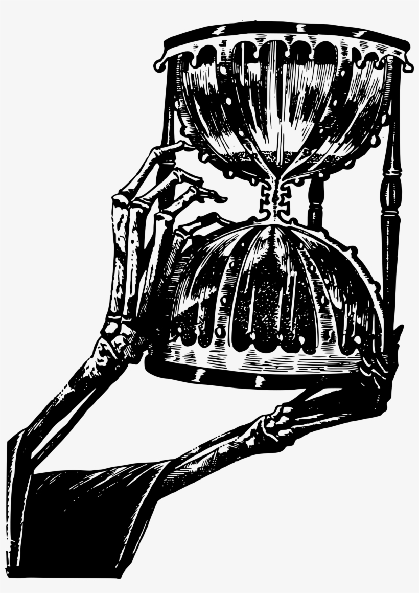 This Free Icons Png Design Of Death And The Hour Glass, transparent png