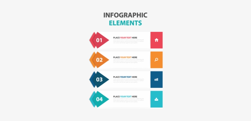 Abstract Colorful Triangle Business Infographics Elements, - Vector Graphics, transparent png