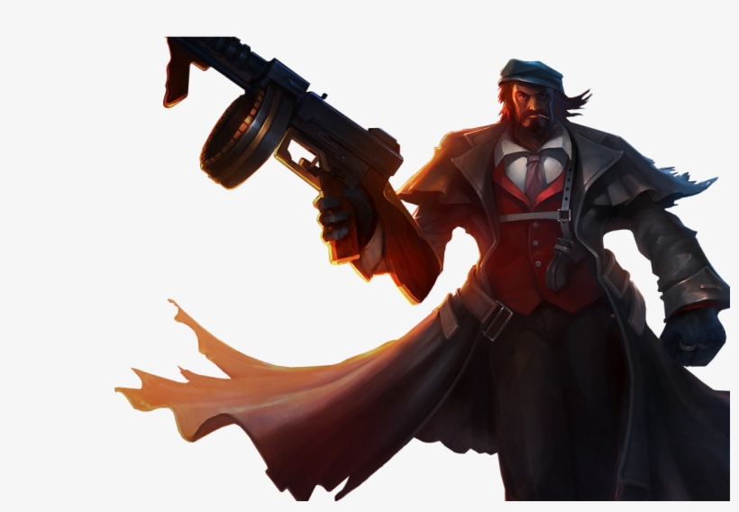 Mafia Graves Splashart Png Image - League Of Legends Graves Png, transparent png