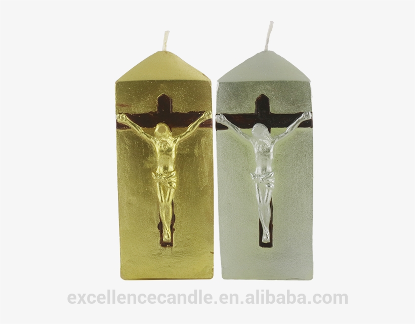 Jesus Cross Shaped Designer Decorative Candles Cross - Christian Cross, transparent png