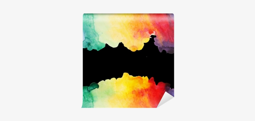 Watercolor Hand Painted Corners Design - Watercolor Painting, transparent png