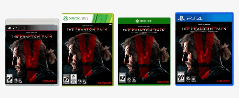 Mgsv Regular Edition - Xbox 360 - Metal Gear Solid V: Phantom Pain, transparent png
