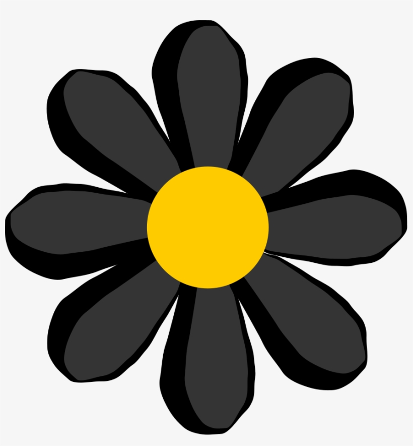Simple Clip Art Flower, transparent png