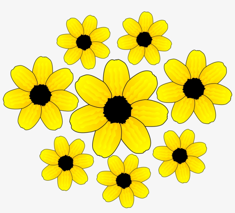 Yellow Leaf Flower Png Clip Arts, transparent png