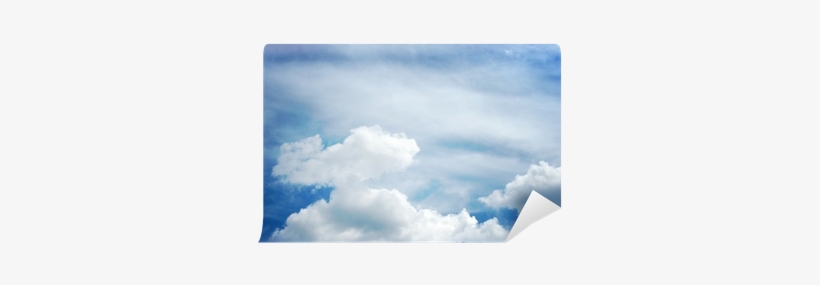 The Blue Sky With Clouds, Background Wall Mural • Pixers® - Star, transparent png