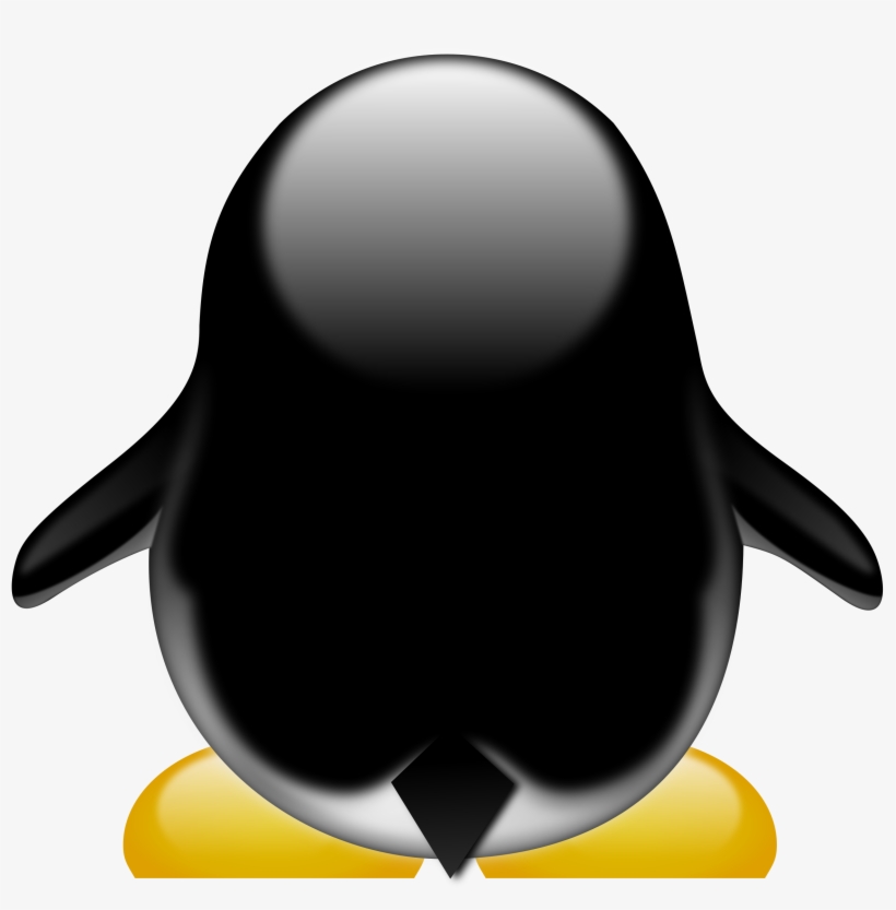 Cheer Megaphone Clipart - Back Of Penguin Clip Art, transparent png