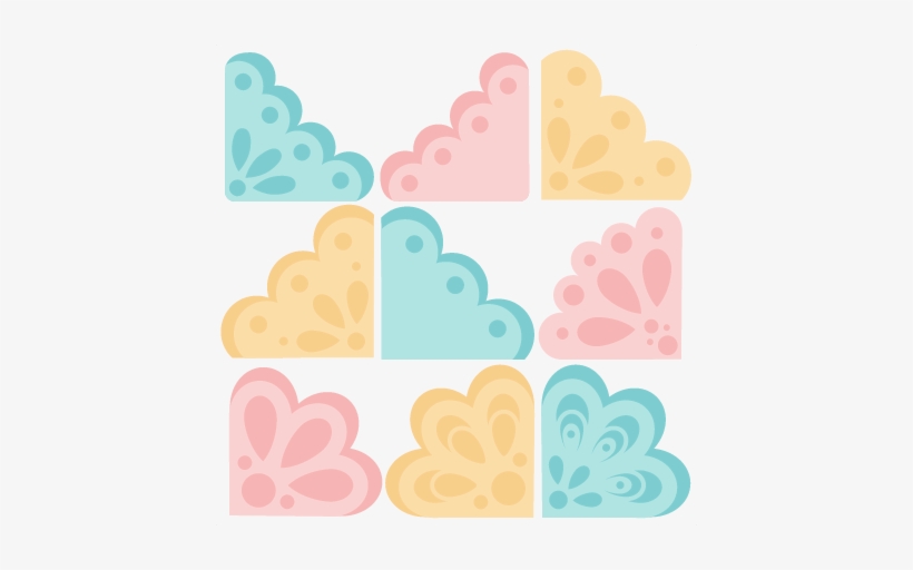 Corner Set Svg Cutting Files For Scrapbooking Corner Cute Corner Png