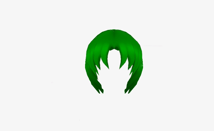 Midori Short Hair - Short Green Hair Png, transparent png