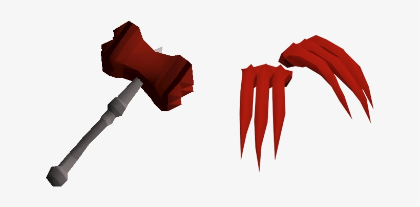 Last Man Standing & Qol - Runescape Claws, transparent png