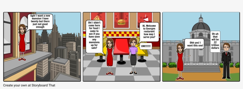 The Woman The Waitress And The Mansion - Cartoon, transparent png