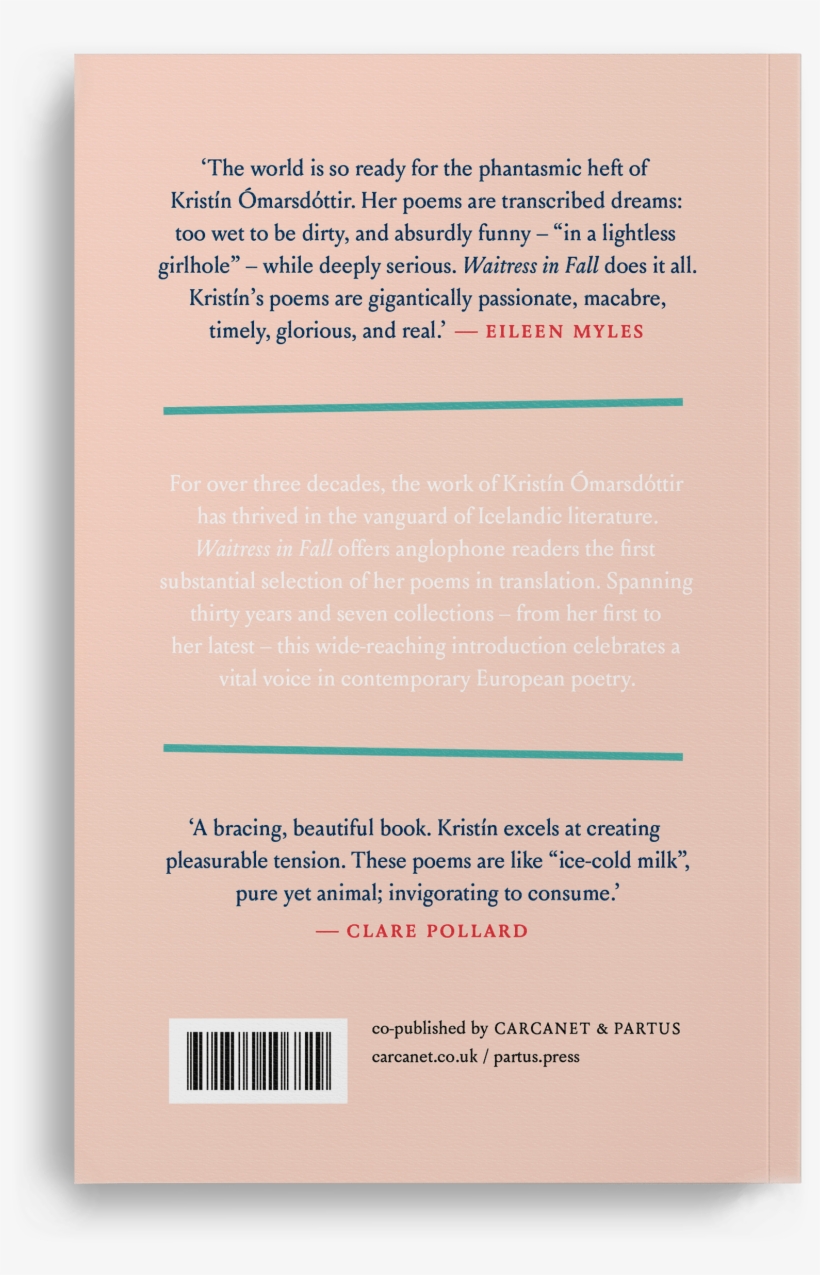 Waitress In Fall Kristín Ómarsdóttir Translated By - Brochure, transparent png