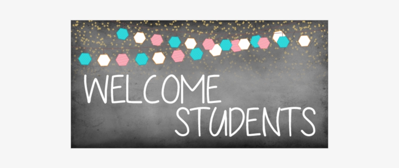 Blank Welcome Students Vinyl Banner - Circle, transparent png