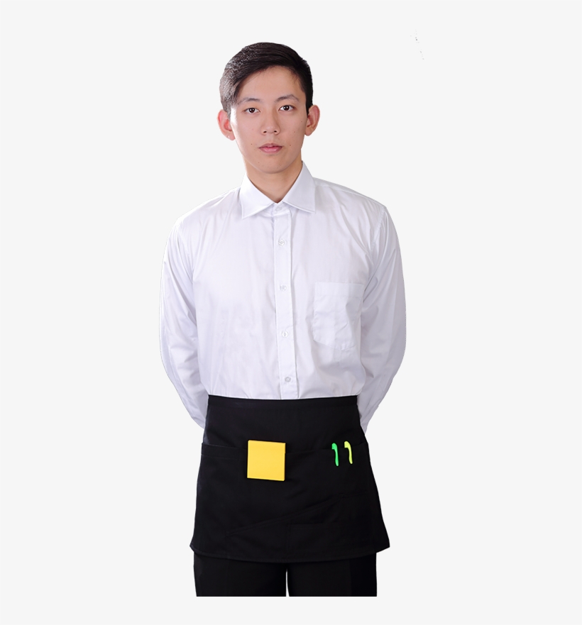 Waitress Apron With 5 Pockets - Man, transparent png