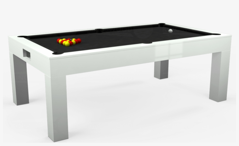 White Pool Table - Nine-ball, transparent png