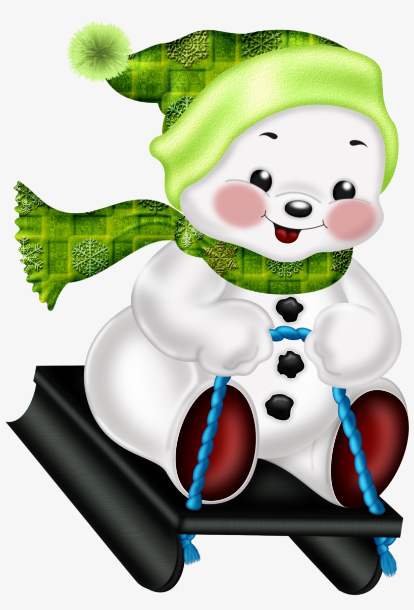 Muñeco Nieve - Muñeco De Nieve En Trineo, transparent png