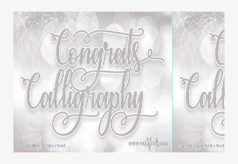 Free Congrats Calligraphy Font - Calligraphy, transparent png