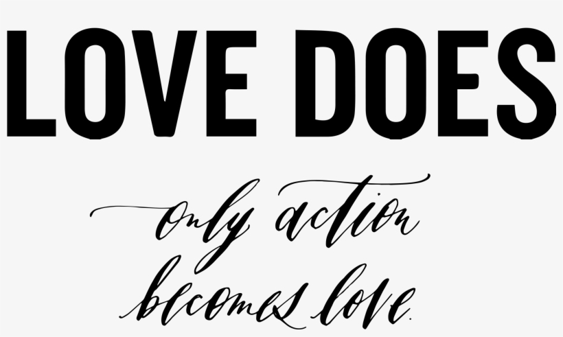 Love Does Calligraphy - Somahhashi, transparent png